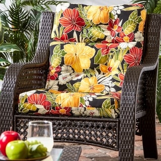 San Elijo Tropical Outdoor High-back Chair Cushion by Havenside Home - 22w x 44l