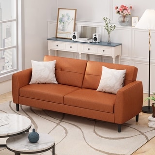 Modern Convertible Folding Futon Sofa Bed with Storage Box