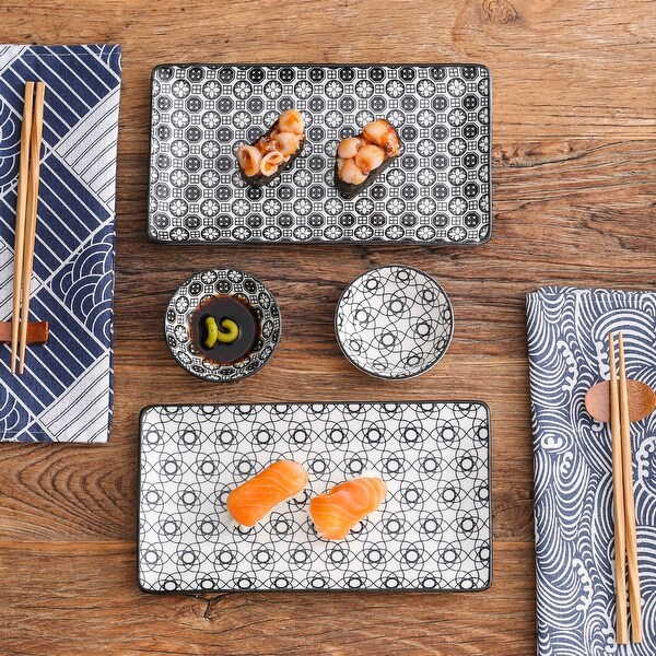 vancasso Haruka, 6-Piece Japanese Sushi Set for 2