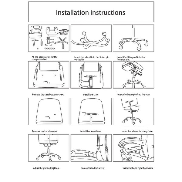 Ergonomic Executive Office Chair with Massage