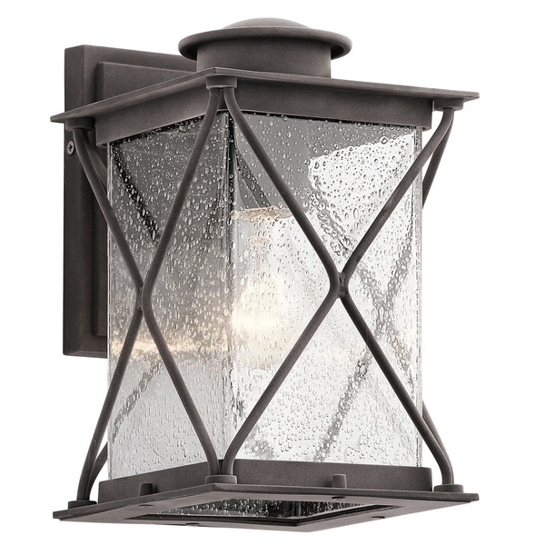 Kichler Lighting Argyle Collection 1-light Weathered Zinc Outdoor LED Wall Lantern