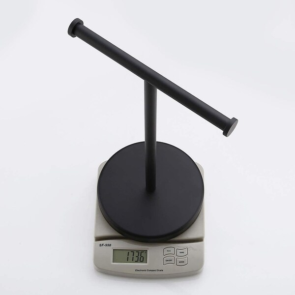 Countertop T-Shape Towel Rack Holer with Heavy Weight Base