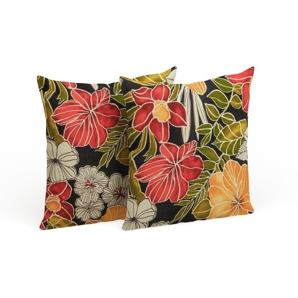 San Elijo Tropical Outdoor Pillow (Set of 2) by Havenside Home - 17w x 17l