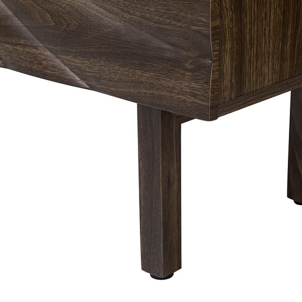 Mopsus Modern Buffet Sideboard Cabinet with 3 Doors by HULALA HOME