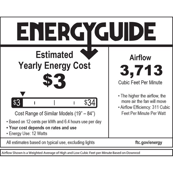 Hinkley Hover LED Outdoor Ceiling Fan - Graphite - 52"