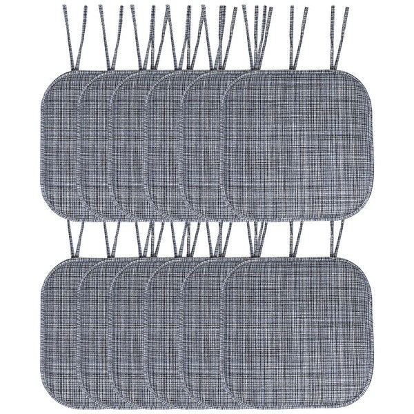 Aria Memory Foam Non-Slip Chair Pad with Ties