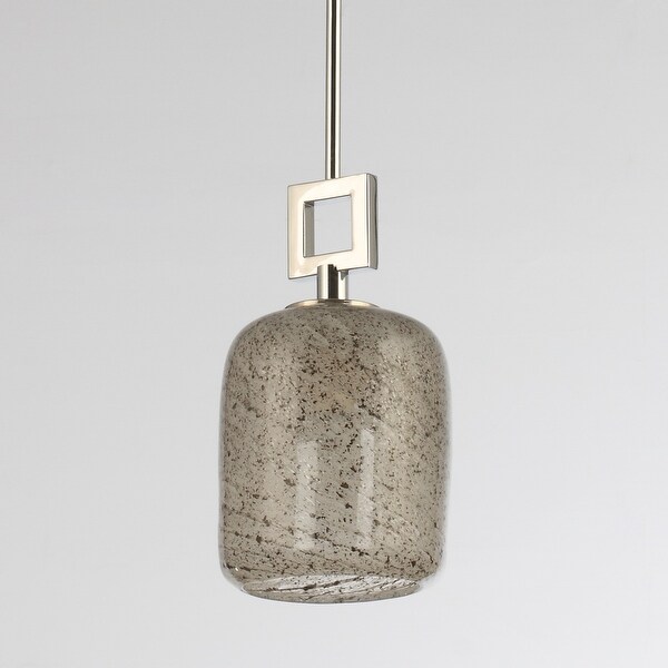 Modern 1-light Glass Mini Pendant Light for Kitchen Island