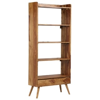 vidaXL Bookshelf Solid Sheesham Wood 29.5"x11.8"x66.9"