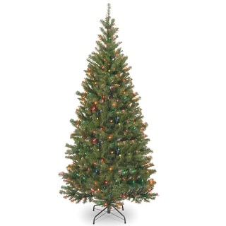 7.5 ft. Aspen Spruce Tree with Multicolor Lights