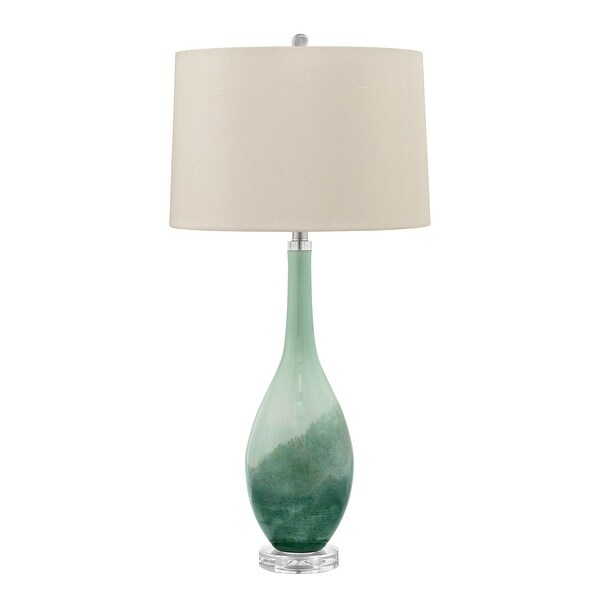 Salato 34 in. Sea Salt Glass Table Lamp