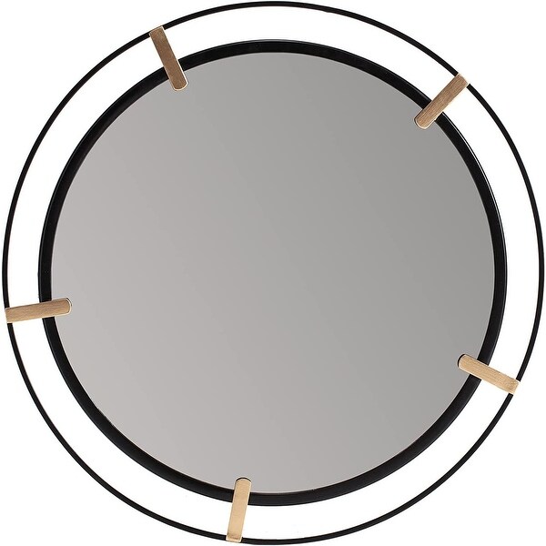 Black & Gold Wall Mirror