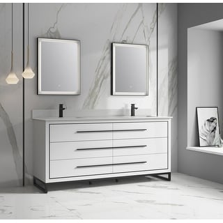 Alma Kathyia 72 inch Double Sink Vanity