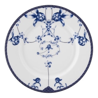8-Inch Floral Design Porcelain Dessert Plate