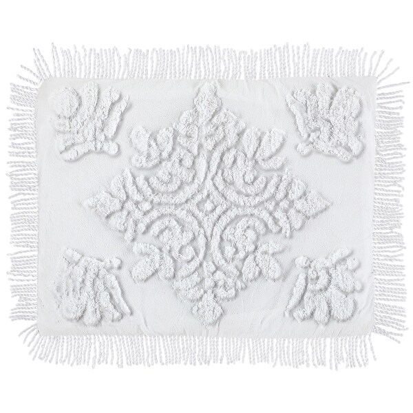 Elegant Tranquil Chenille Fringe Pillow Sham