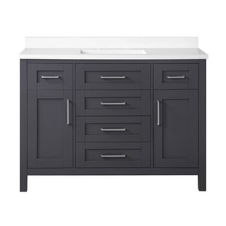 OVE Decors Tahoe 48-inch Dark Charcoal Vanity