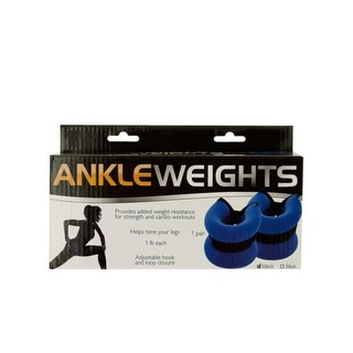 1 Pound Adjustable Ankle Weights - Pack of 4