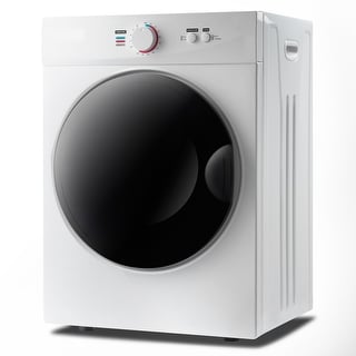 Dalxo Portable Laundry Dryer with Easy Knob Control for 5 Modes, Stainless Steel Clothes Dryers