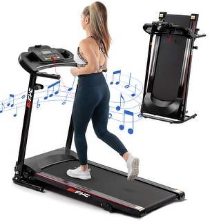 Folding Treadmills for Home with Bluetooth and Incline, Port
