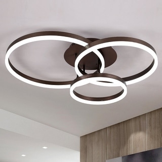 Maxax 3 - Light 31.8'' Cluster Circle LED Flush Mount -