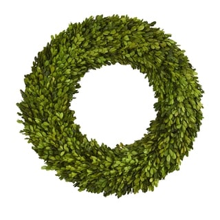 24" Preserved Boxwood Wreath