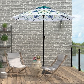 Maypex 9-ft. Peacock Market Patio Umbrella