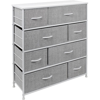 Dresser w/ 8 Drawers Furniture Storage & Chest Tower for Bedroom