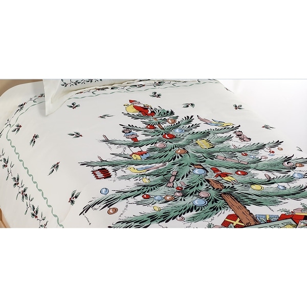 Spode Christmas Tree King Comforter Set