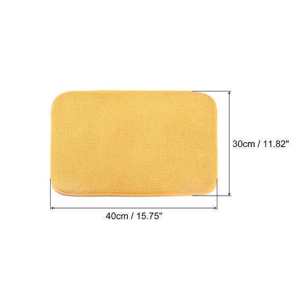 Microfiber Dish Drying Mat, 15.75" x 11.82" Dishes Drainer Mats