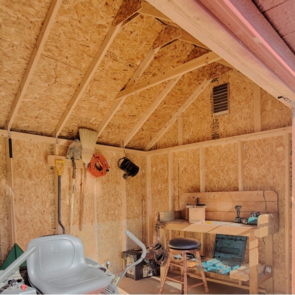 Fairmont Double Door 10x18 Unpainted Wood Shed Kit