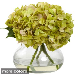 Large Blooming Hydrangea with Vase