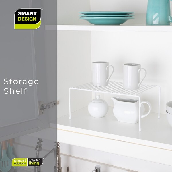 Smart Design Cabinet Storage Shelf Rack - 8.5 x 13.25 inch