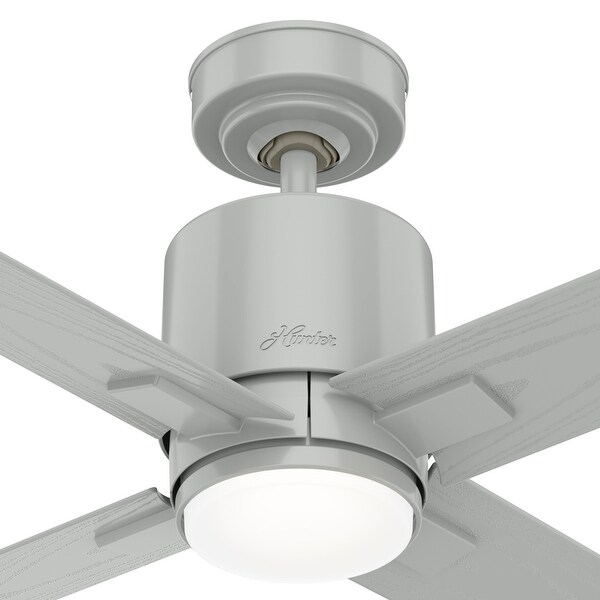 Hunter 52" Visalia Outdoor Ceiling Fan with LED Light and Handheld Remote