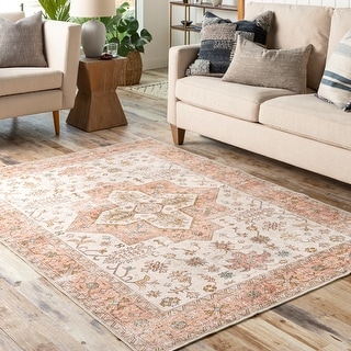Artistic Weavers Muirgen Traditional Medallion Machine Washable Area Rug