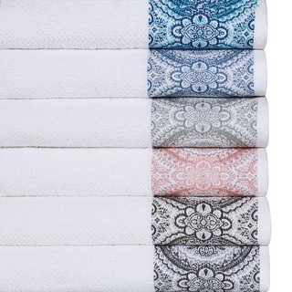 Medallion Turkish Cotton Soft Absorbent Bath Towel Set by Superior