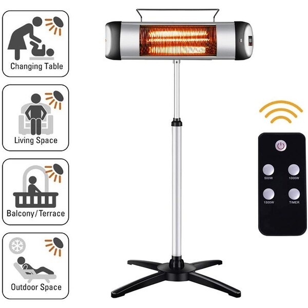 Carbon Infrared 1500 Watt Electric outdoor Heater -1 unit - 1pc