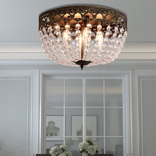 Maxax 4 - Light 15'' Chandelier Style Bowl Flush Mount