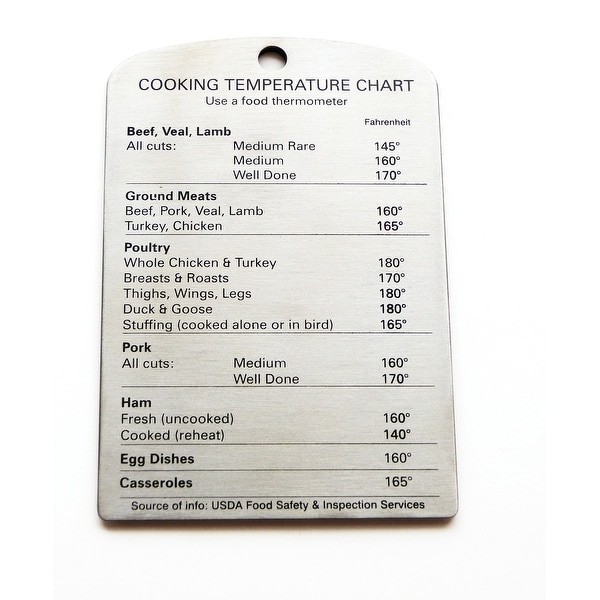 Temperature Magnet - Temperature Chart, 3.6x5.5"