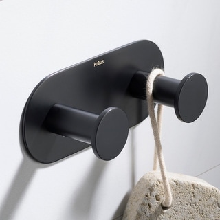 KRAUS Elie Bathroom Robe and Towel Double Hook