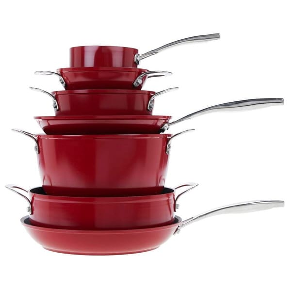 Curtis Stone 14-piece Stacking Cookware Set Refurbished