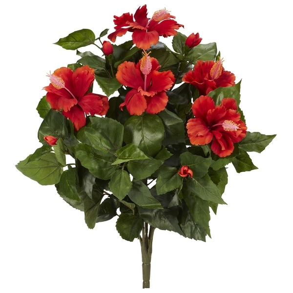 20" Hibiscus Artificial Plant (Set of 4) - 20