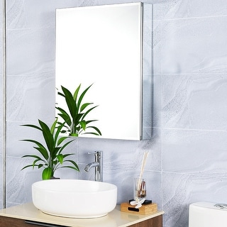 Bathroom Medicine Cabinet with Mirror Door