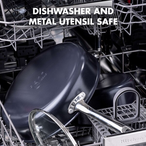 GreenPan Prime Midnight 11" Round Grill Pan