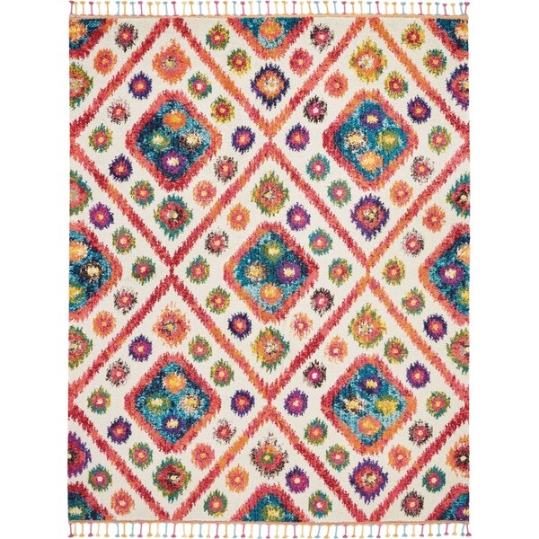 Nourison Moroccan Casbah Tassel Bohemian Area Rug