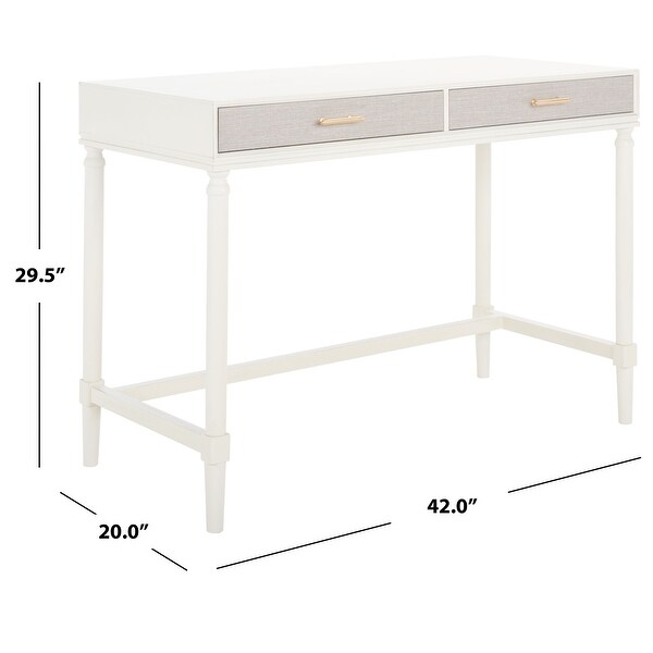 SAFAVIEH Takita 2-Drawer 2 Tone Desk