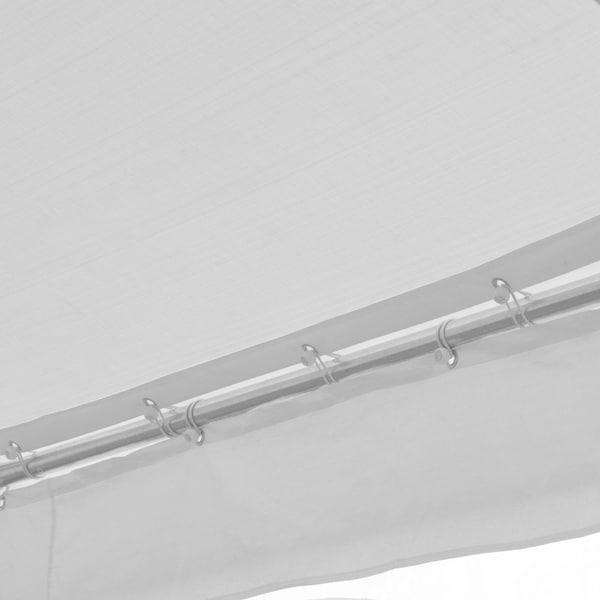 Outsunny 20' x 20' Heavy Duty Wedding Tent & Carport, Portable Garage with Removable Sidewalls, Large Outdoor Canopy