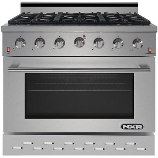 Liquid Propane 36" 5.5 cu. ft. Freestanding Gas Range NXR Pro-Style Convection Oven Stainless Steel