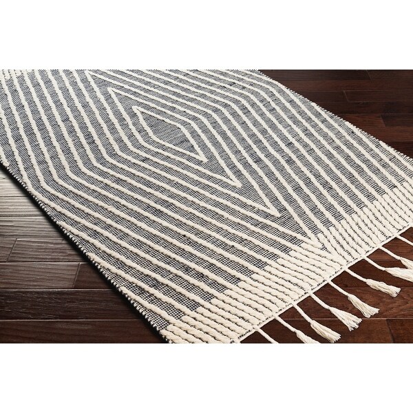 Artistic Weavers Keefe Boho Geometric Wool & Jute Area Rug