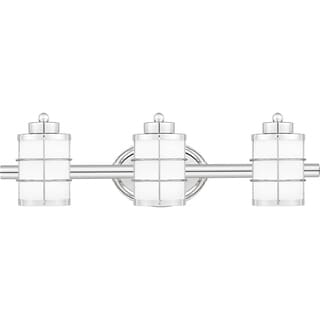 Porch & Den Beaumont Opal Etched Glass 3-light Bathroom Vanity Light