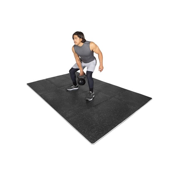 Rubber Top Exercise Puzzle Mat 1/2-in 48sqft