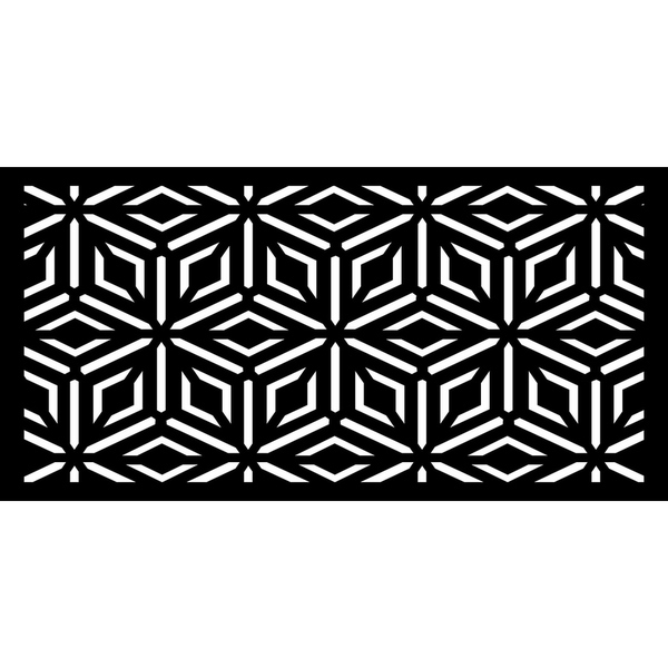 Laser Cut Metal Privacy Screen